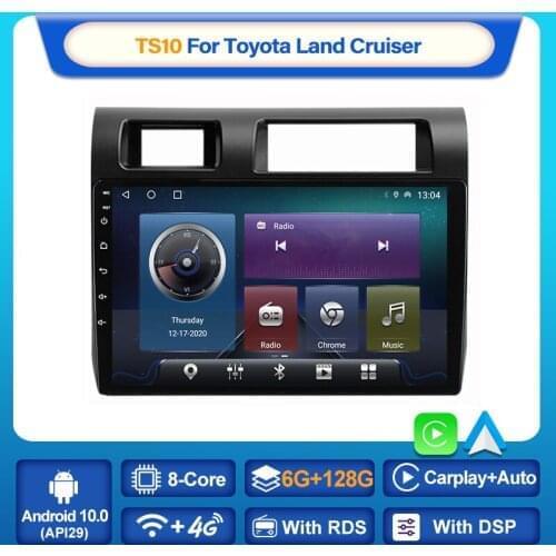 MEKEDE TS10 For Toyota Land Cruiser LC 70 Series 2007-2020 Car Radio Multimedia Video Player Navigation stereo No 2din 2 din DVD