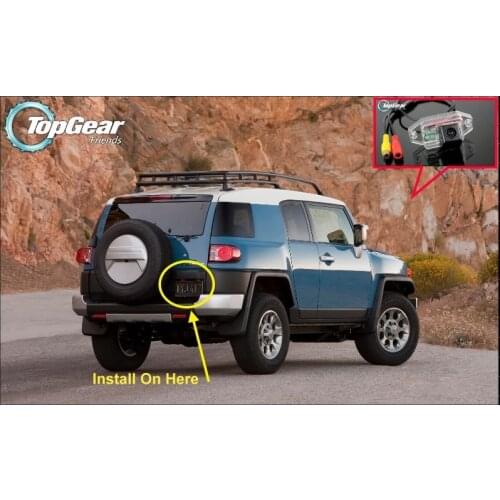 Car Camera For TOYOTA FJ Cruiser High Quality Rear View Back Up Camera For TopGear Friends Use| CCD + RCA