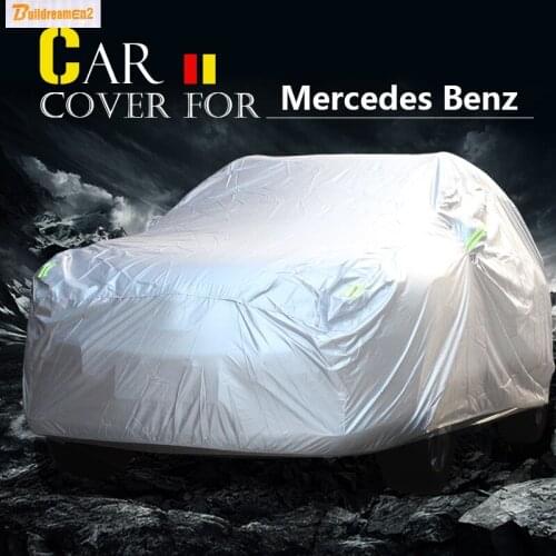 Buildreamen2 Full Car Cover SUV Sun Shield Snow Rain Resistant Cover Waterproof For Mercedes Benz GLA Class GLA200 GLA220 GLA260