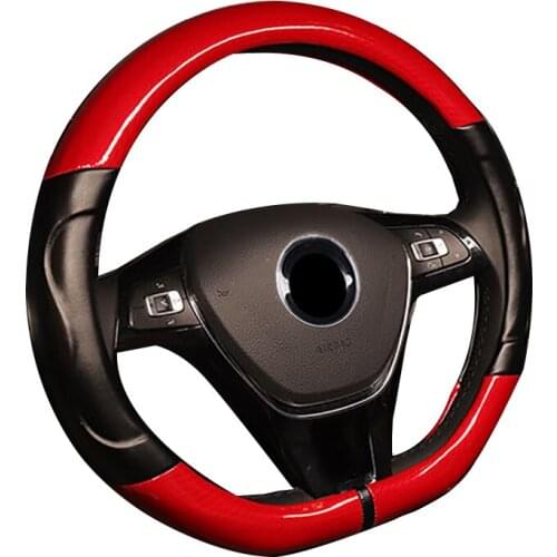 Car Steering Wheel Cover D Type PU Leather For Nissan X-trail Qashqai Rogue Sport Rogue 2017 2018 2019 2020 2021 Altima Versa