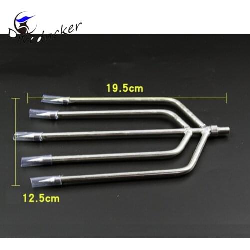 Polespear tip Stainless Steel 3-7 Prong Harpoon Fish Spear Fork Fishing Ice Breaker Drill Fishing Accessory Tackle Tool fishing