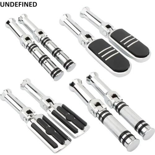 Softail Foot Pegs Rear Footpegs Footrest Support Clamp Kit Chrome for Harley Softail Slim Breakout Street Bob FXLR Deluxe 18-20