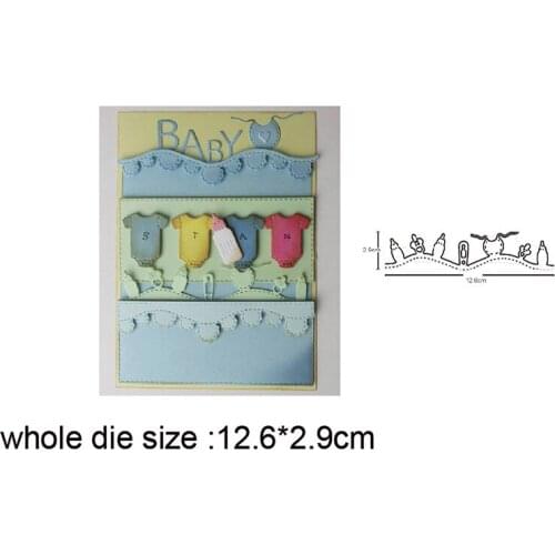 Metal dies Baby Supplies Cutting Dies Stencils dies for DIY Scrapbooking Photo Album Paper Card Making Decoration Embossing dies