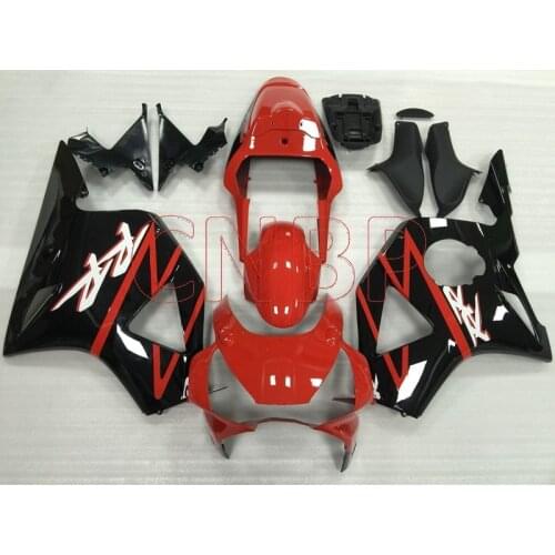 Fairing CBR 954 RR 2002 - 2003 Black Red Fairing Kits for Honda Cbr954RR 2003 Abs Fairing CBR 954 RR 03 no paint
