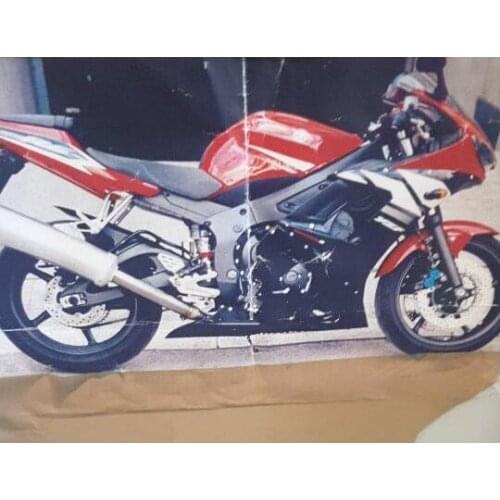 Custom fairing parts for YAMAHA YZF R6 2003 2004 2005 red black white fairing kit r6 03 04 05 Motorcycle fairings SJ7E