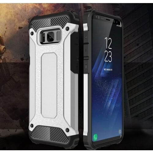 PC+TPU Hybird Protective Cases For Samsung Galaxy S8 Plus G9550 within Heat Radiation Nets Precise Holes Outdoor Shockproof Case