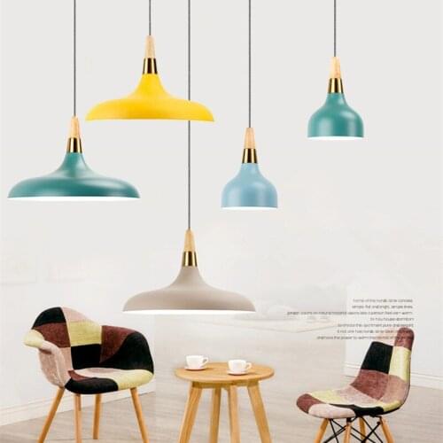 Modern Pendant Light Bedroom Wrought Iron Lighting Fixtures Kitchen Island Bar Hotel Lights Dining Room LED Pendant Ceiling Lamp