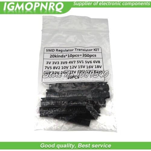 20kinds*10PCS=200PCS Zener diode in SOT23 package Samples ki hjxrhgal KIT