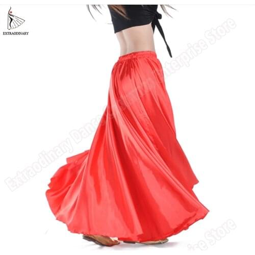 New Women Tribal Skirt Belly Dance Costumes Stage Performance Skirt Bellydance Clothes Gypsy Dance Long Skirts 16 Colors