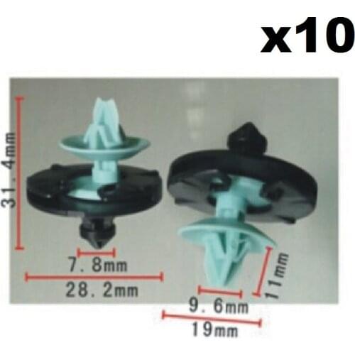 10 Pieces For FORVW Golf 3 Door Panel Fixing Clip Holders 1H0868243 - 1H0868243 B