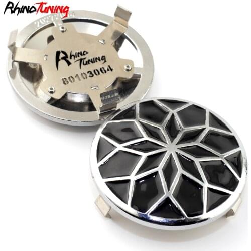 4pcs 65mm/60mm Wheel Center Black Rim Cap Metal Clip Zinc Alloy For Car Refit Auto Accessorie Universal