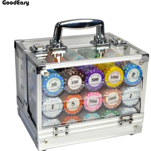 600/1000PCS/Box 14g Clay chips Chips Sets 14colors and denominatn Texas Hold'em poker chips