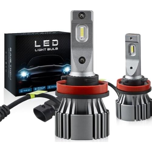 6000K H1 H4 H7 HB3 9005 Universal Led Car Lamp Bulb H11 H8 H9 Auto Fog Light H4 HIR2 880 5202 H10 50W Led Headlight Bulb On Car