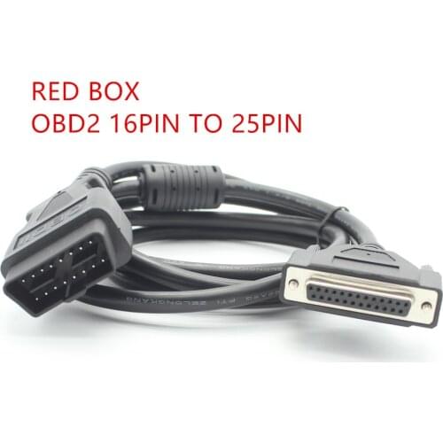 Car diagnostic tools For Spnp-On Cables Red Box Main Cable Blue-Point Testing Cables OBD2 16PIN TO 25PIN Bluepoint main cable A