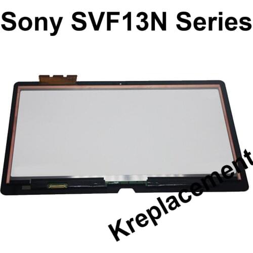 For Sony Vaio Flip 11 SVF13N25CXB SVF13N23CXB 13.3" LED LCD Touch Screen Display Panel Assembly Replacement FHD