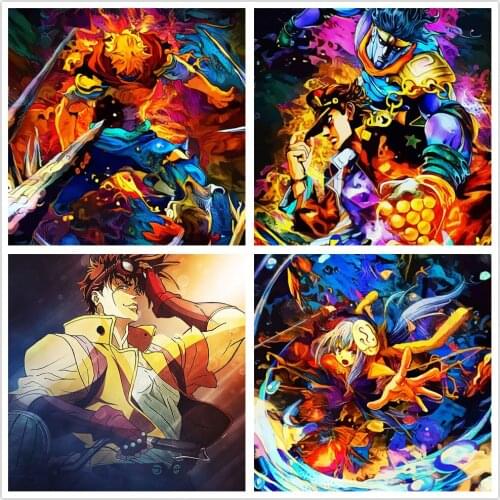 Canvas Poster HD Printed Painting JoJos Bizarre Adventure Japan Anime Pictures Modular For Living Room Home Decoration Wall Art