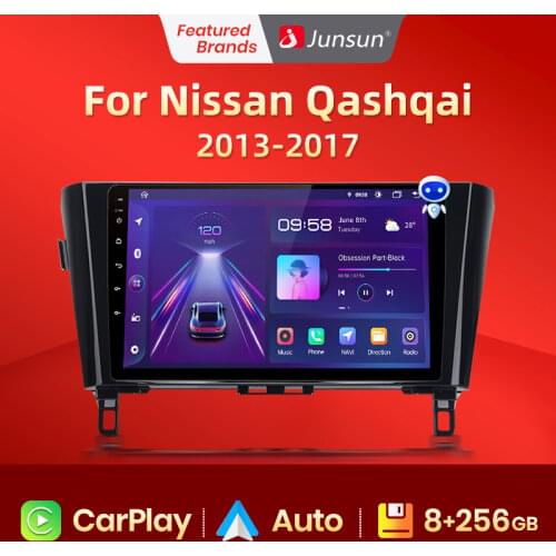 Junsun V1 Android 10.0 2G+32G DSP Car Radio Multimedia Video Player For Nissan Qashqai X-Trail 2013-2017 Navigation GPS no 2 din