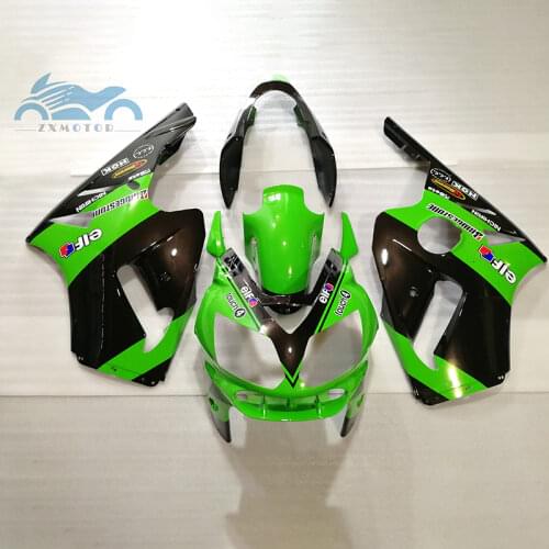 Injection motorcycle fairings kit Fit for KAWASAKI Ninja ZX12R 2000 2001 sports road fairing ZX 12R 00 01 green black body kits