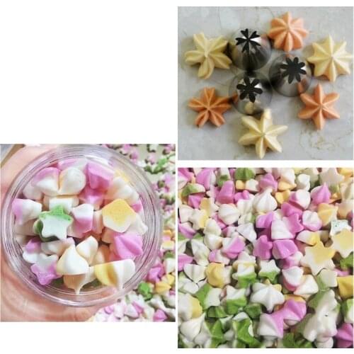 Pastry Nozzles And Coupler Icing Piping Tips Sets Stainless Steel Rose Cream Bakeware Cupcake Cake Decorating