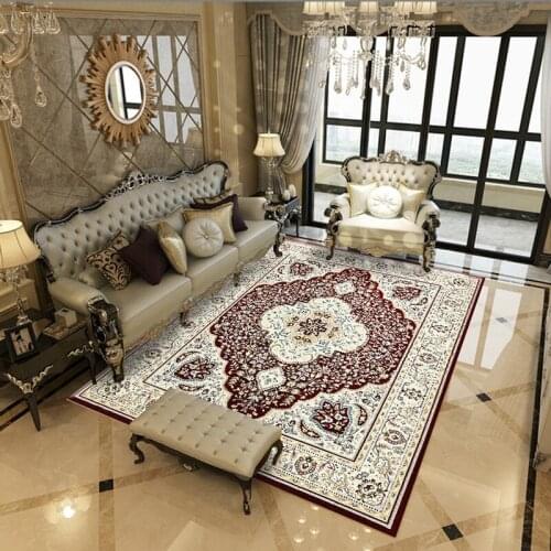 Living Room Printed Carpets Bedroom Parlor Decoration Anti-Slip Carpet Modern Style Sofa Floor Large Rugs Washable Rectangle Rug