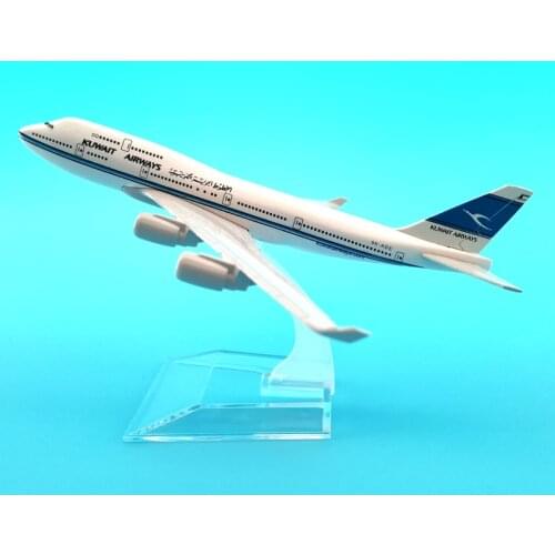 16CM AIR PLANE KUWAIT AIRCRAFT MODEL MODEL PLANE SIMULATION ALLOY CHRISTMAS TOYS GIFT KIDS