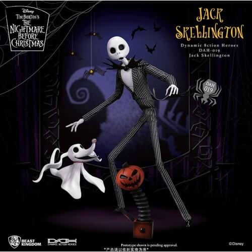 Beast kingdom Disney Genuine Nightmare Before Christmas Pumpkin Prince Jack 1:9 Hands-on Gift Figure Collection garage kit