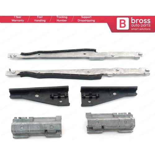 BSR600 Sunroof Panoramic Roof Mounting Shade Runner Track Slider Guide Repair 6 Pieces Set For BMW 5 E39 X3 E83 X5 E53 E70