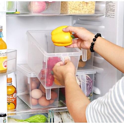 BPA Free Kitchen Clear Storage Box Grains Beans Storage Contain Sealed Home Organizer Food Container Refrigerator Storage Boxes