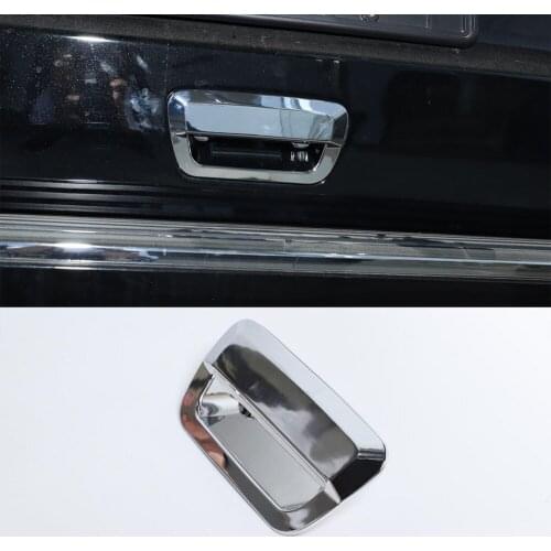New ABS Car Styling For Jeep Grand Cherokee 2014 Up Exterior Rear Trunk Door Handle Grab Cover Trim Accessory