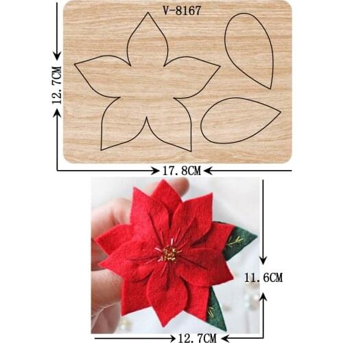 New Flowers wooden dies cutting dies for scrapbooking Multiple sizes V-8167