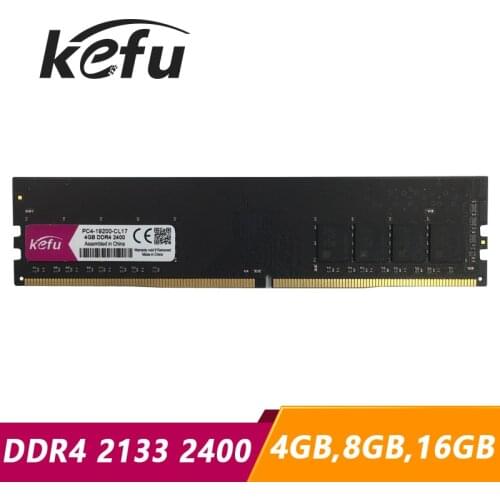 Kefu Ram DDR4 8GB 16GB 4GB 2133 Mhz 2400 Mhz 2133Mhz 2400Mhz Memory Ram DDR4 8GB 16GB DIMM memoria Desktop motherboard 4G 8G 16G