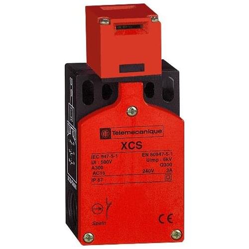 XCSTA592 Plastic safety switch XCSTA - 1 NC + 2 NO - slow break - 2 entries tapped M16