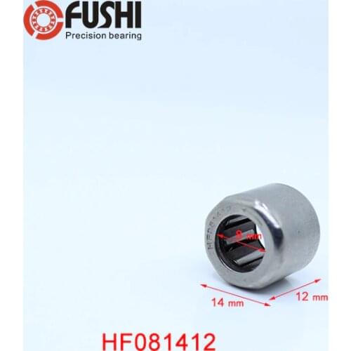 HF081412 Bearing 8*14*12 mm ( 10 PCS ) Drawn Cup Needle Roller Clutch HF081412 FC-8 Needle Bearing