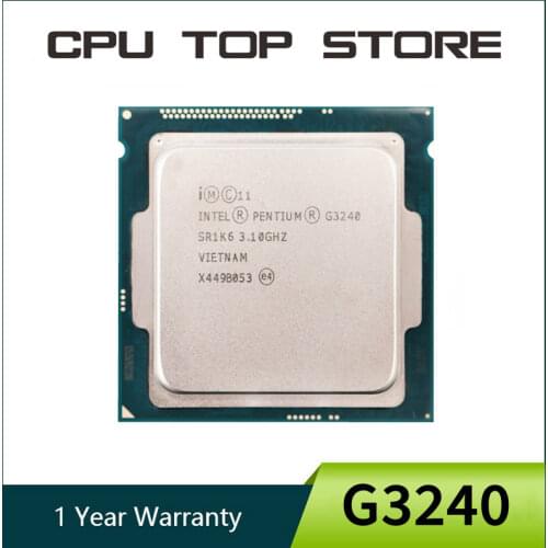 Intel Pentium G3240 LGA1150 Processor 3.1GHz L3 3MB Dual-Core SR1K6 SR1RL Cache Desktop CPU