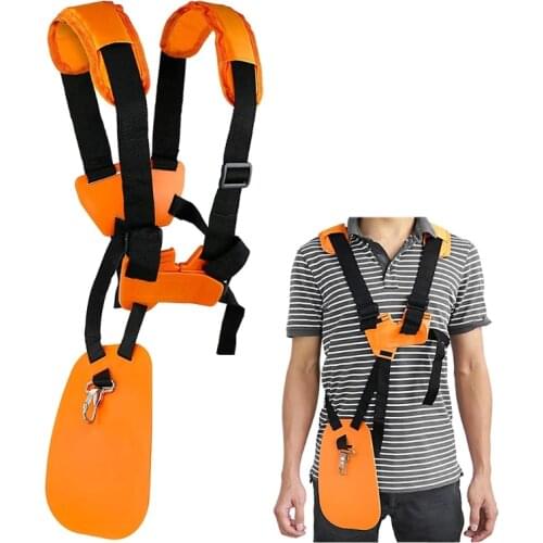 Trimmer Shoulder Strap Weed Eater Strap Trimmer Harness Easily Adjustable Double Shoulder Mower Belt for Garden Cutter 85AC