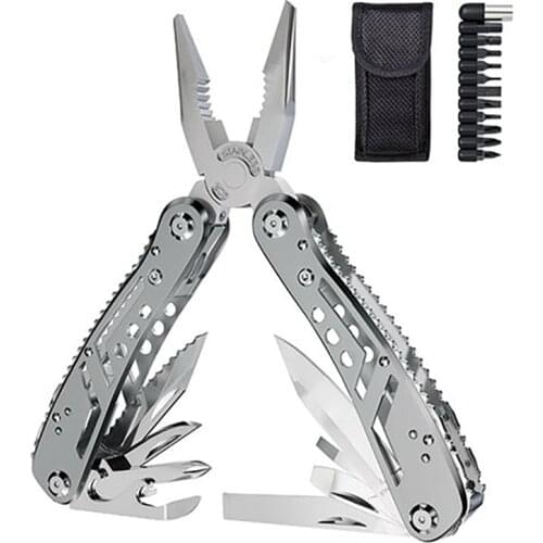Outdoor Camping Combination Tool Folding Multifunctional Pliers Portable Universal Emergency Survival Multi Purpose Tool