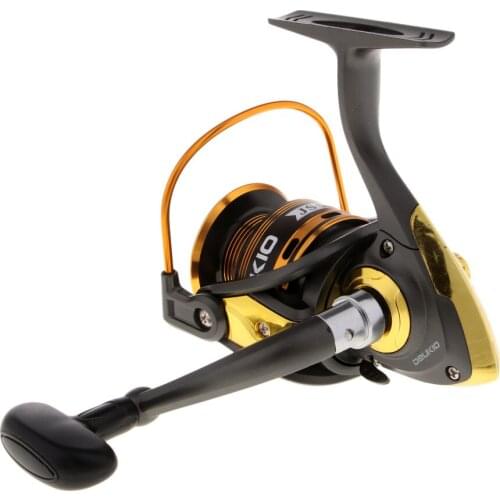 Spinning Fishing Reel 10 Gear Ratio 5.0:1 Freshwater Baitcasting Reels Metal Spool Folding Arm Left/Right Hand JS5000-JS7000
