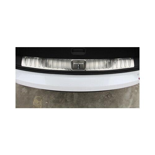 Steel Inner Rear Bumper Protector Sill Trim 1pcs for Hyundai Tucson 2016-2019