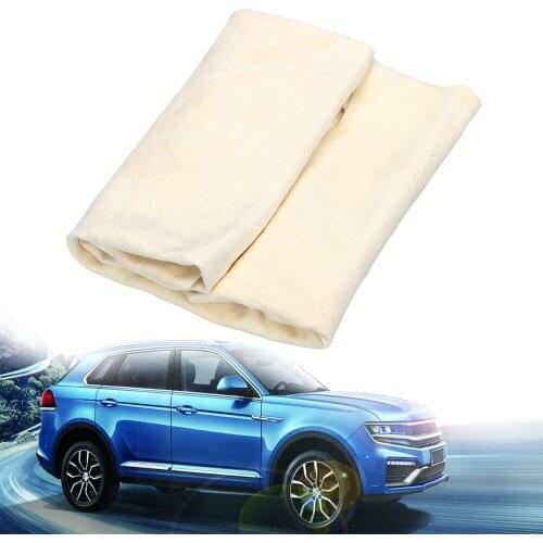 Car Cleaning Cloth Natural Chamois Leather Absorbent Quick Dry Towel Car Wash Towel Genuine Leather Wash Suede Car Cleaning Tool