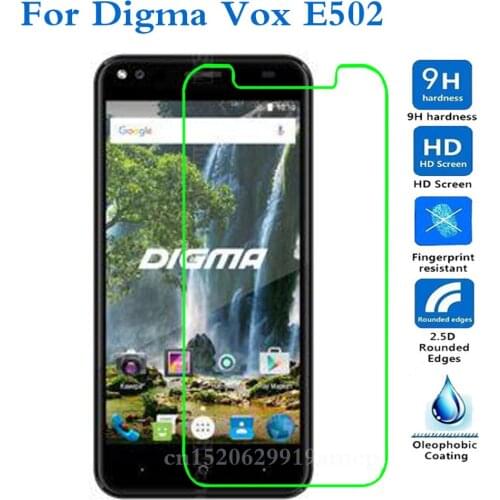 Tempered Glass For Digma Vox E502 Screen transparent toughened film Protective Screen Cover