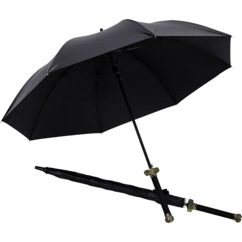 Katana Long Handle Umbrella Uv Protection Windproof Business Sword Adult Umbrella Fashion Paraguas Mujer Rain Gear BD50UU