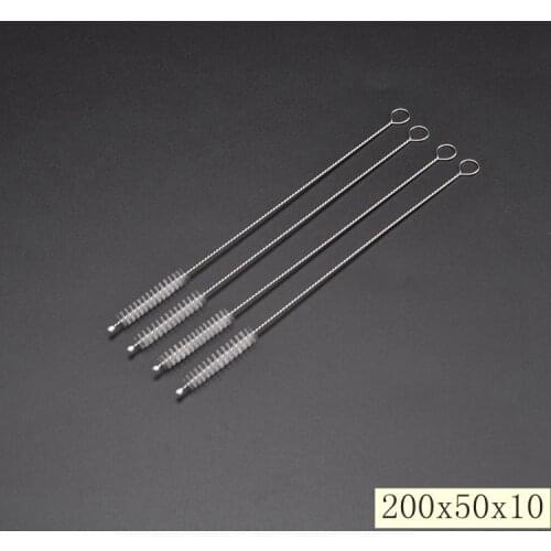 1000pcs/lot FREE SHIPPIN Stainless steel straw cleaning brush Brushes