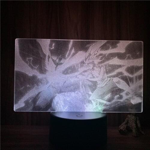 3D Lamp Action Figure Hunter X Hunter Killua Thunder Hit LED NightLight 7 Colors Touch Table Decor Night Light Gift Model