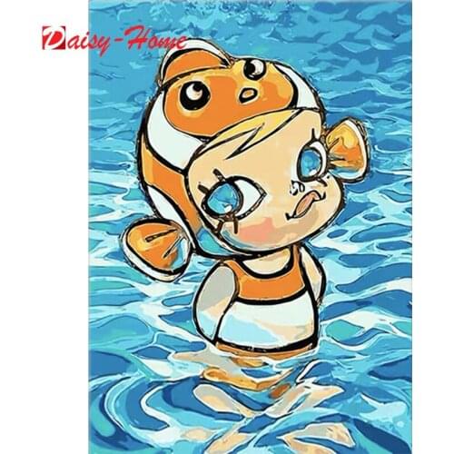 5D DIY Diamond Painting Cartoon Square/Round Drill Mosaic Art Beadwork Rhinestones cross stitch Home Decoration Mural Gift