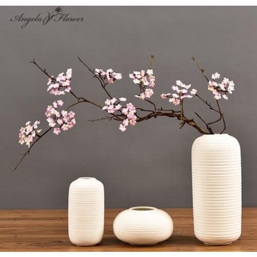 87cm Artificial cherry blossom cane branch dried flower plants vine decor house home garden table Christmas tree wedding party