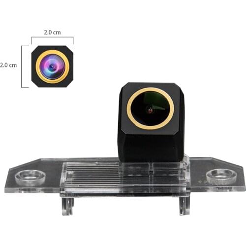 Misayaee Golden HD Car Rear View Reverse Camera Plate Light for FOR D Focus mk2 Sedan 3 Carriages/ Mondeo/ C-MAX