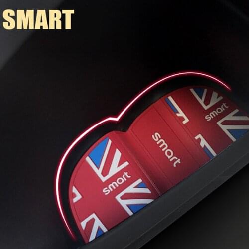 Car Door Water Cup holder Groove Mat For Smart 453 Fortwo Forfour Anti Slip Silicone Pad Decoration Accessories Stowing Tidying