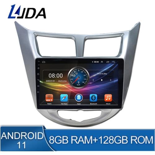 4G+64G DSP Android 10 Car Multimedia Player For Hyundai Solaris accent Verna 2010-2016 2 Din Car Radio GPS Stereo WiFi Octa Core