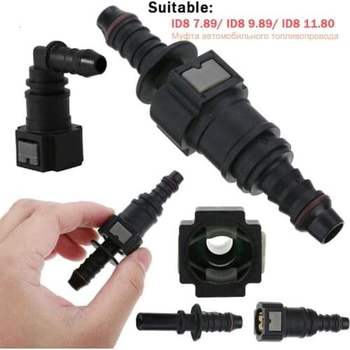 Auto Car Fuel Line Hose Rubber Coupler 7.89/9.89/11.8 ID8 Quick Release Connect Fuel Line Hose Coupler Carburetor Part