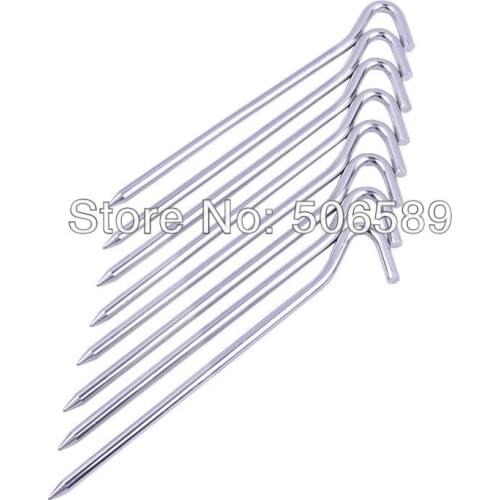 Free shipping camping tent ground nails 17.8*0.6cm 8 pcs